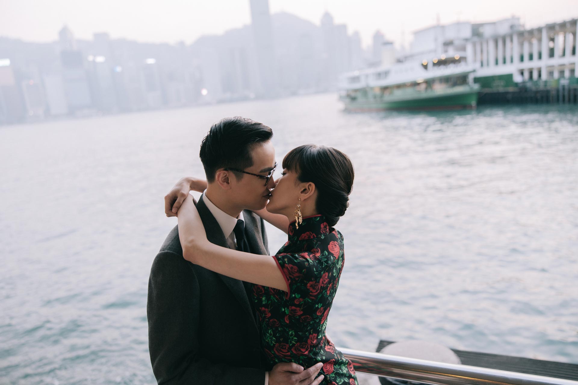 Star Ferry Green Hong Kong Pre-Wedding