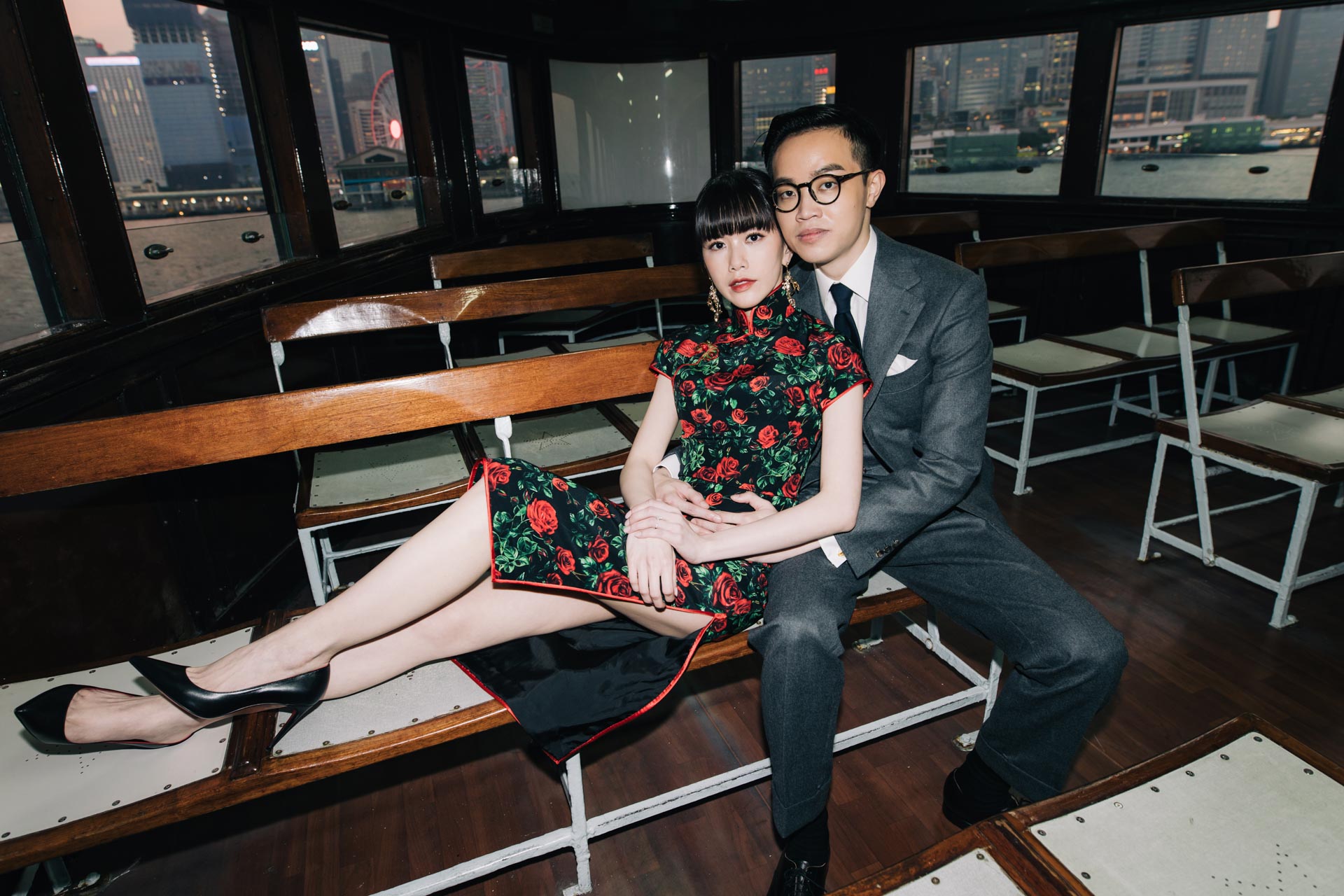 Qipao Pre-Wedding Star Ferry Hong Kong
